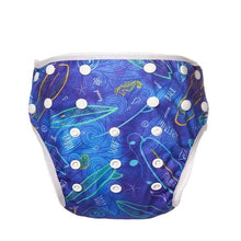 Load image into Gallery viewer, Baby Reusable Swimming Diapers Cartoon Swimwear Children Adjustable Summer Nappy Pants Diaper for Babies