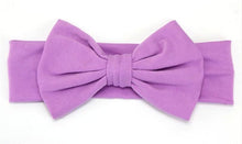 Load image into Gallery viewer, Headband Knitted Cotton Children Girls Elastic Bow Hair Bands Turban for girl Headbands