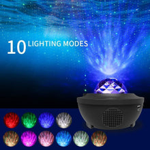 Load image into Gallery viewer, STEVVEX LED Cloud with Bluetooth Music Speaker for Baby Kids Bedroom/Game Rooms/Home Theater/Night Light Ambiance Night Light Romantic Projector Light Shot Lamp And Birthday Gift