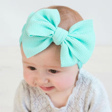 Load image into Gallery viewer, Big Bow Knot Solid Elastic Hairband Headband Stretch Turban Head Wrap Headwear