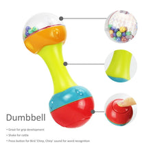 Load image into Gallery viewer, Baby Rattles Teether Shaker Grab and Spin Rattle Musical Toy Set Early Educational Toys For Baby