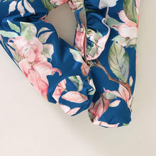 将图片加载到图库查看器,Modern Interesting Luxury Floral Newborn Baby Girl Clothes Infant Baby Girl Footed Full Sleeve Outfit Romper Jumpsuit With Big Bow In Modern Design