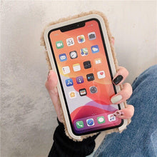Load image into Gallery viewer, Cute Brown Bear Plush Phone Case For Iphone 14 11 12 13 Pro Max 7 8 X XS Max XR SE2 Autumn And Winter Shockproof Full Case Cover Cute Bear Animal Winter Warm Plush Fabric Phone Case