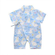 将图片加载到图库查看器,Summer Baby Girl/Boys Clothing Short-sleeved Rompers Jumpsuit Floral Print Cute Soft Newborn Infant Baby Playwear For Girls and Boys Kids