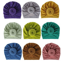 将图片加载到图库查看器,Trend New Mother & Baby Hat Soft Cotton Turban Hat Baby Elastic Toddler Infant Cap For Girls and Women