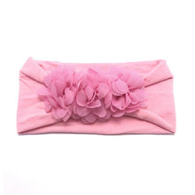 Load image into Gallery viewer, Baby Bows headbands Turban Kids Artificial Floral Elastic Toddler Solid Headband Hair Band Bow For Girls