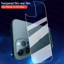 Load image into Gallery viewer, Back Tempered Glass For Iphone 12 11 13 Pro Max Xs Max Xr X 14 Pro Max Screen Protector Glass For Iphone 7 8 6 6s Se 13 12 Mini Anti-scratch Back Screen Guard For Iphone