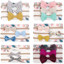 将图片加载到图库查看器,Cute Bow Baby Headband for Girl Nylon Head Bands Turban Newborn Headbands Hairbands for Kids Baby Hair Accessories For Baby