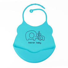 将图片加载到图库查看器,Silicone Baby Bibs waterproof Baby Saliva Towel Animal Adjustable Cloths Bandana Soft Feeding Cartoon Bib For Kids