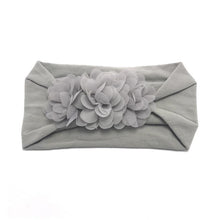Load image into Gallery viewer, Baby Bows headbands Turban Kids Artificial Floral Elastic Toddler Solid Headband Hair Band Bow For Girls