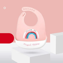 将图片加载到图库查看器,Modern Baby Bibs Waterproof Silicone Feeding Baby Saliva Towel Newborn Cartoon Aprons Baby Bibs Adjustable Burp for Baby Kids