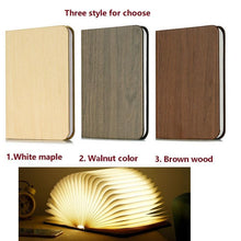 Load image into Gallery viewer, STEVVEX USB LED Book Lights Home Bedside Reading Lighting Rechargeable Magnetic Colorful Foldable Wooden Desk Lamp Best For Birthday or Valentine Gift