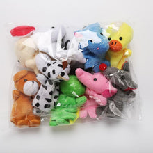 将图片加载到图库查看器,10pcs Cartoon Plush Toys Boy Girl Finger Puppet Cartoon Animal Child Cute Finger Puppet Dolls Telling Stories To The Baby and Kids