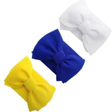 Load image into Gallery viewer, Modern Luxury Elegant Baby Girls Headband Turban Photography Props Baby Hair Accessories Bow 3 Pcs Set For Girls Baby
