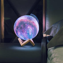 Load image into Gallery viewer, STEVVEX New3D Print Star Moon Colorful Lamp With Change Touch Option Home Decor Creative Gift Usb Led Night Light Galaxy Lamp Birthday Gift Lamp