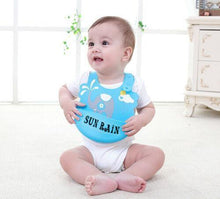 Load image into Gallery viewer, Waterproof Silicone Bib Feeding Food Catcher Baby Newborn Cartoon Aprons Adjustable Baby Bibs For Kids