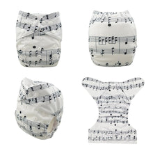 将图片加载到图库查看器,ModernLuxury Printed Baby Cloth Diaper Reusable Cloth Nappy Snap Adjustable Pocket Diaper Nappies For Baby Kids