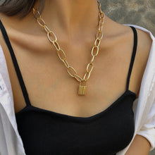 Load image into Gallery viewer, Modern Vintage Multilayer Crystal Gold Choker Pendant Necklace For Women Luxury Jewelry Perfect Gift Cool Style