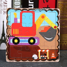 Load image into Gallery viewer, Wood Puzzles Children Adults Vehicle Puzzles Wooden Toys Learning Education Environmental Assemble Toy Educational Games For Baby and Kids