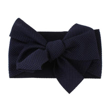 Load image into Gallery viewer, Elastic Candy Solid Color Head Wrap Newborn Head bands Bowknot Bows for Baby Girl Hair Accessories
