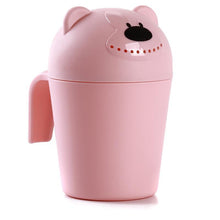 将图片加载到图库查看器,Baby Kids Cartoon Bear Bathing Cup Baby Shower Shampoo Cup Bailer Baby Shower Water Spoon Hair For Kids