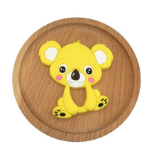 将图片加载到图库查看器,1pc Unique Baby Koala Silicone Teether Teething Chew Toy Nursing Tool Pendant Food Grade Silicone