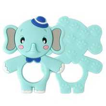 Load image into Gallery viewer, 2pcs Cartoon Baby Teether Animal Silicone Teether Raccoon Elephant Koala Giraffe Baby Teething Toys Accessories Perfect Toy For Kids