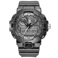 将图片加载到图库查看器,Sport Digital Watch for Men and Woman With Luminous Dual Time Waterproof 5 Bar Modern Men's Military Wristwatch WIth Night Mode
