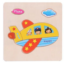 将图片加载到图库查看器,Baby Toys Wooden 3D Puzzle Cartoon Animal Intelligence Kids Educational Brain Teaser Children Tangram Shapes Learning