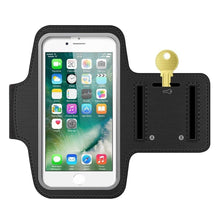 Load image into Gallery viewer, Black Universal Wristband Phone 4"-6.5" inch Sports Armband For Cycling Gym Workout Arm Band Mobile Phones Holder