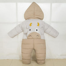 Load image into Gallery viewer, Baby Winter Wear Clothes Snowsuit Cute Calf Infant Snow Jacket Thicken Jumpsuit Children Coat For Babies In Modern Interesting Design