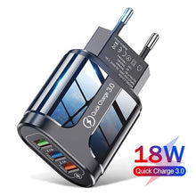 Load image into Gallery viewer, Fast Universal USB Charger Quick Charge 3.0 4.0 Wall Powerful Mobile Phone Tablet Chargers
