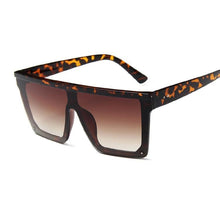 Load image into Gallery viewer, Retro Modern Elegant Square Sunglasses for Women and Lady With Big Frame Fashion Girls Sunglasses In Vintage Style With UV400 Protection