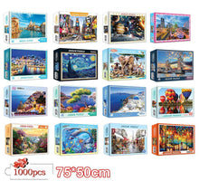 Load image into Gallery viewer, Puzzles 1000 Pieces Wooden Assembling Picture Space Travel Puzzles Toys For Adults Children Kids Home Games