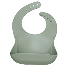 Load image into Gallery viewer, Silicon Breastplate Baby Bib Waterproof Solid Infant Bandana Bibs Newborn Feeding Burp Cloth Bib For Kids