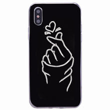 将图片加载到图库查看器,Cute Hearts Pattern Slim Thin Soft Shockproof Silicone Protective Case Case For Iphone 11 Case Cover Silicone Soft Cover For Iphone 5 5s Se 2020 6s 7 8 Plus Xs 11 Pro Max X Xr