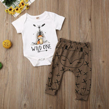 Load image into Gallery viewer, Cartoon Animals Print Short Sleeve Romper for Newborn Baby Boy/Girl Clothes In Autmn Style For Boys And Girls