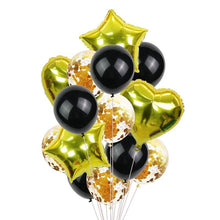 将图片加载到图库查看器,14Pcs Multi Confetti Balloons For Happy Birthday Party Balloons In Several Luxury Variant Helium Ballons For Celebrations for Boy Girls and Babies party