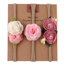Load image into Gallery viewer, Flower Trendy Baby Headband For Girl Bows Crown Head Bands Cute Newborn Headbands Hairbands Baby Hair Accessories