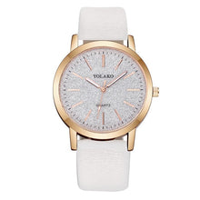 将图片加载到图库查看器,New Luxury Leather Quartz Women's Watch Ladies Fashion Watch Women Wristwatch For Women and Girls