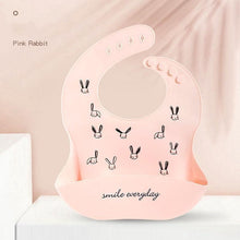 Load image into Gallery viewer, Food Grade Silicone Baby Bibs Waterproof Bib for Newborn Boy Girl Feeding Towel Burp Cloth For Kids