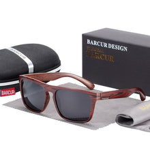 将图片加载到图库查看器,Luxury Polarized Imitation Wood Sunglasses for Men and Women Retro Sunglasses Fashion Retro Style Oculos de sol