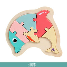 将图片加载到图库查看器,Wooden Children Colorful Animal Stevvex Puzzle for Toddler Creative Puzzle Early Educational Toys for Boys and Girls 2-4