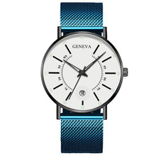 Load image into Gallery viewer, Men Watches Luxury Fashion Mens Business Watch Ultra Thin Stainless Steel Mesh Belt Quartz Wrist Watch For Men's and Boys