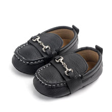 将图片加载到图库查看器,Leather Baby Shoes Fashion Infant Boys Girls Anti-slip Soft Sole Newborn First Walkers Luxury Shoes Design For Kids