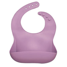 Load image into Gallery viewer, Newborns Solid Silicone Baby Feeding Bibs Burp Cloths Fashionable Breastplate Baby Stuff For Kids