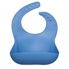 Load image into Gallery viewer, Newborns Solid Silicone Baby Feeding Bibs Burp Cloths Fashionable Breastplate Baby Stuff For Kids