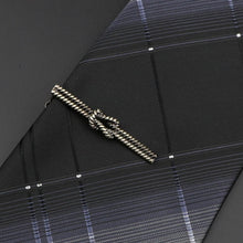 Load image into Gallery viewer, Men's Metal Tie Clip Vintage Unique Shape Bright Stainless Steel Necktie Clasp Gentleman's Party Luxury Tie Bars Clips Wedding Luxury Design Accessories For Men