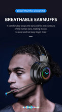 Load image into Gallery viewer, G58 G60 Gaming Headset 7.1 Stereo SVirtual Surround Bass Earphone Headphone with Mic LED Light for Computer PC Gamer Foldable