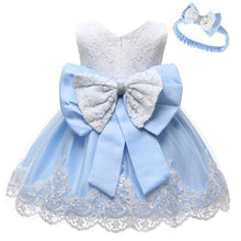 将图片加载到图库查看器,Luxury Modern Baby Girl Christmas Dress Newborn Baby Girls Bow Dresses For Baby 1st Year Birthday Party